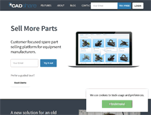 Tablet Screenshot of cadshare.com